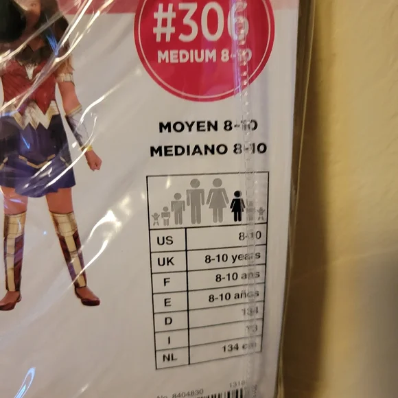 Girls Wonder Woman 84 DC Super Hero Halloween Costume - Picture 4 of 6